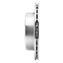 DFC Brake Rotor - Drilled and Slotted - Silver 631-76025L