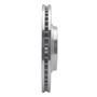 DFC Brake Rotor - Drilled and Slotted - Silver 631-76055R