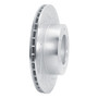DFC Brake Rotor - Drilled and Slotted - Silver 631-76123R