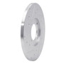 DFC Brake Rotor - Drilled and Slotted - Silver 631-76007R