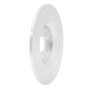 DFC Brake Rotor - Drilled and Slotted - Silver 631-80037R