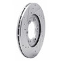 DFC Brake Rotor - Drilled and Slotted - Silver 631-80056R