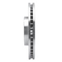 DFC Brake Rotor - Drilled and Slotted - Silver 631-76059L