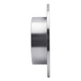 DFC Brake Rotor - Drilled and Slotted - Silver 631-76091L