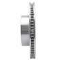 DFC Brake Rotor - Drilled and Slotted - Silver 631-76136L