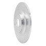 DFC Brake Rotor - Drilled and Slotted - Silver 631-80037L