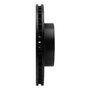 DFC Brake Rotor - Drilled and Slotted - Black 633-13007R