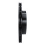 DFC Brake Rotor - Drilled and Slotted - Black 633-21039R