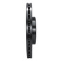 DFC Brake Rotor - Drilled and Slotted - Black 633-13041R