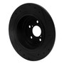 DFC Brake Rotor - Drilled and Slotted - Black 633-13032L