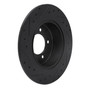 DFC Brake Rotor - Drilled and Slotted - Black 633-39024R