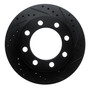 DFC Brake Rotor - Drilled and Slotted - Black 633-40072R