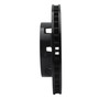 DFC Brake Rotor - Drilled and Slotted - Black 633-40048L