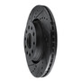 DFC Brake Rotor - Drilled and Slotted - Black 633-40038L