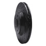 DFC Brake Rotor - Drilled and Slotted - Black 633-47024D