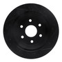 DFC Brake Rotor - Drilled and Slotted - Black 633-48041L