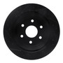 DFC Brake Rotor - Drilled and Slotted - Black 633-48041R
