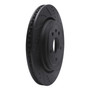 DFC Brake Rotor - Drilled and Slotted - Black 633-47074R