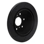 DFC Brake Rotor - Drilled and Slotted - Black 633-48053R