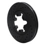 DFC Brake Rotor - Drilled and Slotted - Black 633-48049L