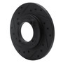 DFC Brake Rotor - Drilled and Slotted - Black 633-54000L