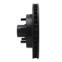 DFC Brake Rotor - Drilled and Slotted - Black 633-48010L