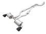 AWE Tuning AWE Resonated Touring Edition Exhaust for A90 Supra - 5" Diamond Bla