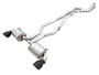 AWE Tuning AWE Non-Resonated Touring Edition Exhaust for A90 Supra - 5" Diamond