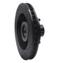 DFC Brake Rotor - Drilled and Slotted - Black 633-48022L