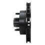 DFC Brake Rotor - Drilled and Slotted - Black 633-54139L