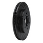 DFC Brake Rotor - Drilled and Slotted - Black 633-54215R