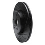 DFC Brake Rotor - Drilled and Slotted - Black 633-58035R