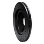 DFC Brake Rotor - Drilled and Slotted - Black 633-58035R