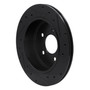 DFC Brake Rotor - Drilled and Slotted - Black 633-56020L