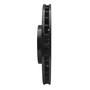 DFC Brake Rotor - Drilled and Slotted - Black 633-59065L