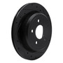 DFC Brake Rotor - Drilled and Slotted - Black 633-56020R
