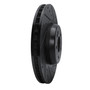 DFC Brake Rotor - Drilled and Slotted - Black 633-63119R