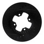 DFC Brake Rotor - Drilled and Slotted - Black 633-67005R