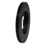 DFC Brake Rotor - Drilled and Slotted - Black 633-67005R