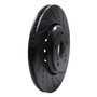 DFC Brake Rotor - Drilled and Slotted - Black 633-59063R
