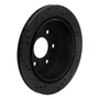 DFC Brake Rotor - Drilled and Slotted - Black 633-67094R