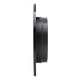 DFC Brake Rotor - Drilled and Slotted - Black 633-72012R