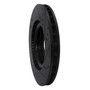 DFC Brake Rotor - Drilled and Slotted - Black 633-72043L
