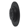 DFC Brake Rotor - Drilled and Slotted - Black 633-73082L