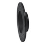 DFC Brake Rotor - Drilled and Slotted - Black 633-73082L