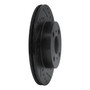 DFC Brake Rotor - Drilled and Slotted - Black 633-76021R