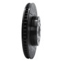 DFC Brake Rotor - Drilled and Slotted - Black 633-75017R