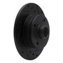 DFC Brake Rotor - Drilled and Slotted - Black 633-74005R