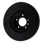 DFC Brake Rotor - Drilled and Slotted - Black 633-74056D