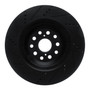 DFC Brake Rotor - Drilled and Slotted - Black 633-75020D